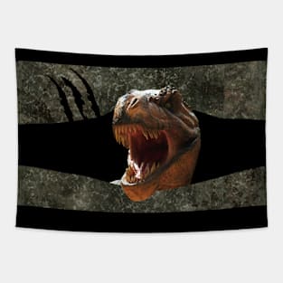 Trex Dinosaur Strike Back Tapestry