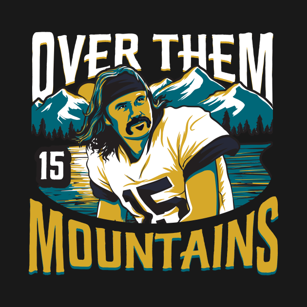 Gardner Minshew Jacksonville Uncle Rico Jaguars Mustache by stayfrostybro