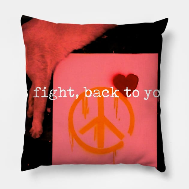 STOP WAR Pillow by Payulahoralah