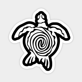 Lucky Tribal Turtle Magnet