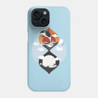 Killer Whale of a Time Orca Hourglass Phone Case