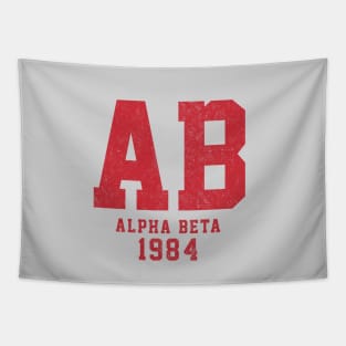 AB Alpha Beta 1984 - vintage fraternity Revenge of the Nerds Tapestry