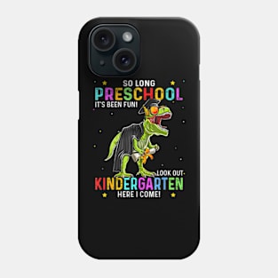 So Long Preschool Graduation Class 2024 Prek Dinosaur Kids Phone Case