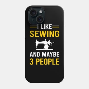 3 People Sewing Phone Case