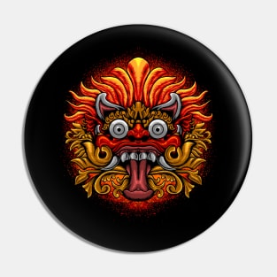 Amazing Balinese Mask Pin