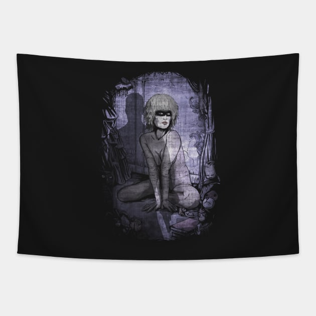 The Human Doll Tapestry by Hellustrations