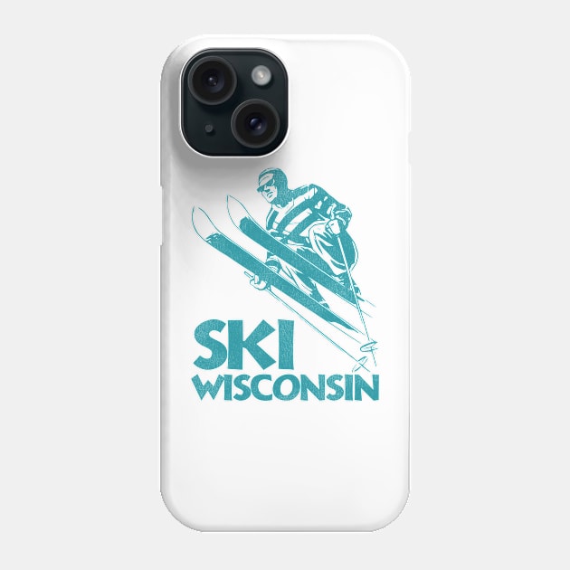 Ski Wisconsin Phone Case by darklordpug