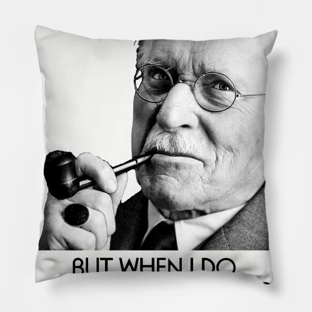 CARL JUNG - Individuate Meme Pillow by AltrusianGrace