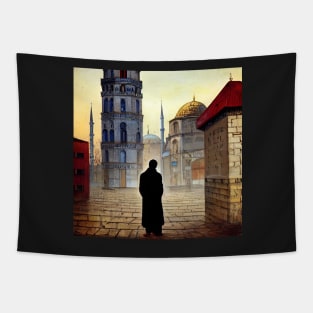 The tragic beauty of my city Tapestry