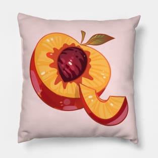 Sparkly Peach Pillow