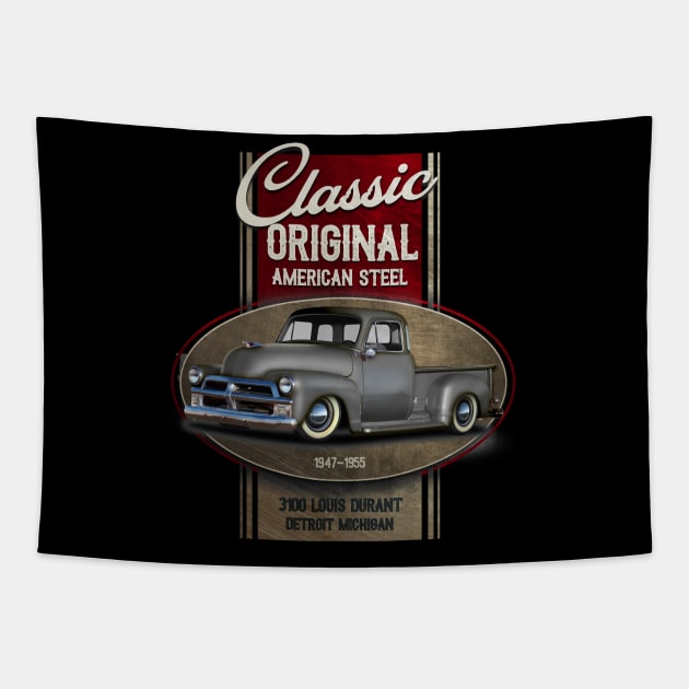 Classic Chevy Truck Tapestry by hardtbonez