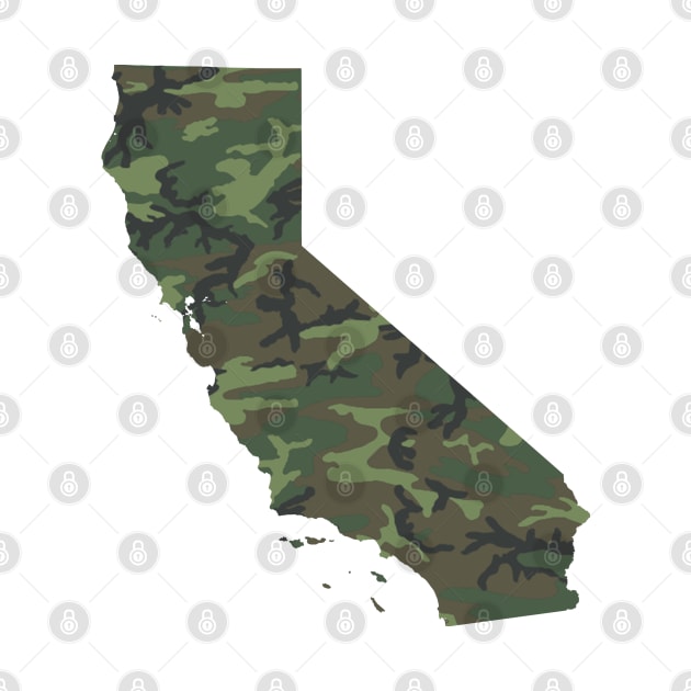 California Military Camo by GreenGuyTeesStore
