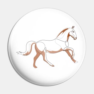 Gallop - line horse Pin