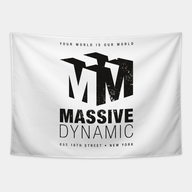 Massive Dynamic (aged look) Tapestry by MoviTees.com