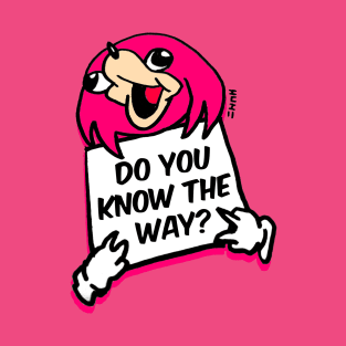 Do You Know the Way Knuckles Meme T-Shirt