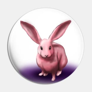 Pink Rabbit Pin