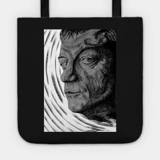 Mark E Smith pencil portrait Tote