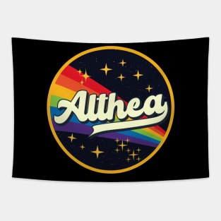 Althea // Rainbow In Space Vintage Style Tapestry