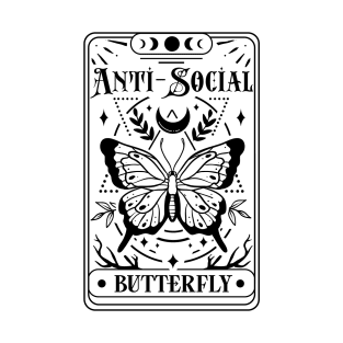 Anti-Social Butterfly Tarot T-Shirt