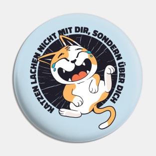 Laughing Cat Pin