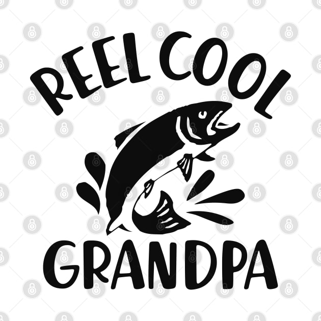 Fishing Grandpa - Reel cool grandpa by KC Happy Shop