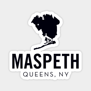 Maspeth, Queens - New York (black) Magnet