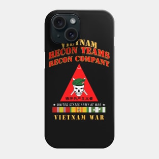 Recon Teams - Recon Company - Vietnam War w VN SVC Phone Case