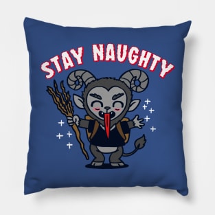 Funny Cute Merry Krampus Christmas Funny Meme Gift Pillow