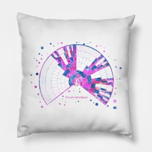 Female Inheritance Chart Pillow