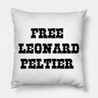 Free Leonard Peltier Pillow