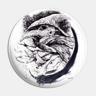 Eileen the Crow Pin