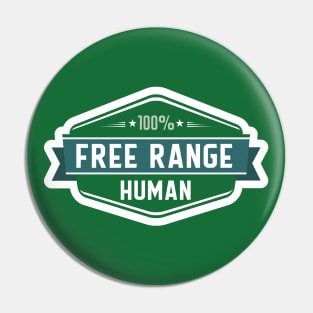 Free Range Human Pin