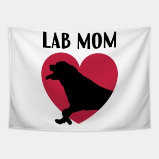 Lab Mom Labrador Heart Valentines Gift Tapestry