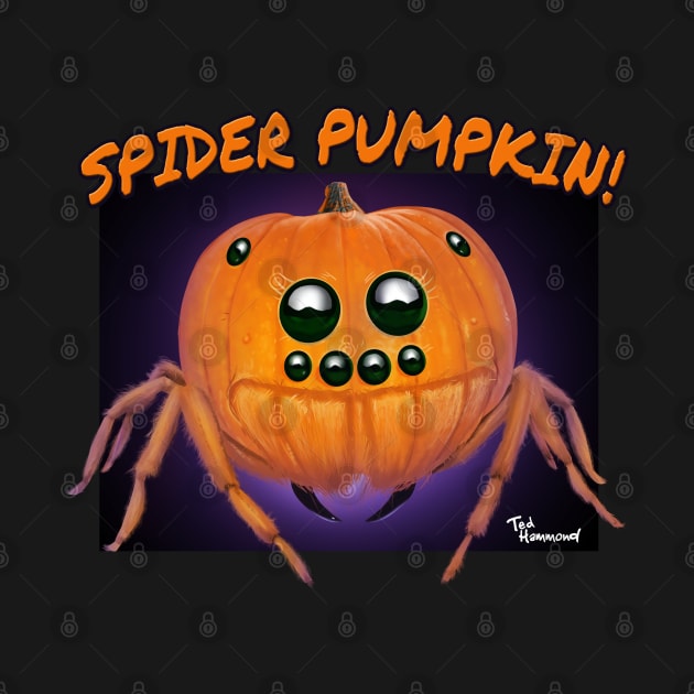 Spider Pumpkin by ted1air