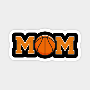 Basketball Mom Orange Magnet