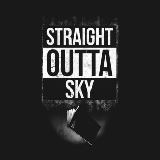 Anime notebook-straight outta sky T-Shirt