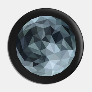 Low Poly Full Moon Pin