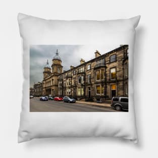 Attached Houses in Edinburgh, Scottland Pillow