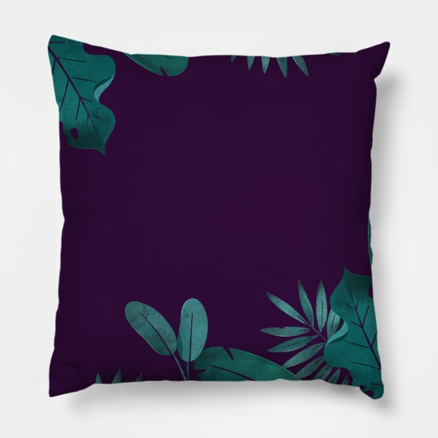 Leaf pattern Pillow by King Tiger