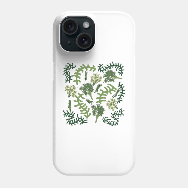 Herbalists pouch Phone Case by Mushcan