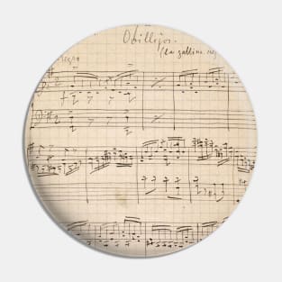 Granados | Original handwritten score by Enrique Granados Pin