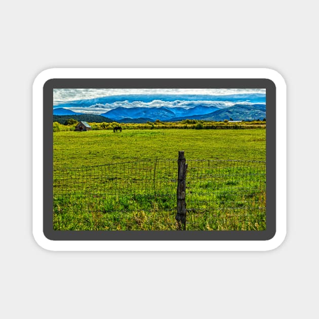 Trampas Peak on the High Road to Taos Magnet by Gestalt Imagery