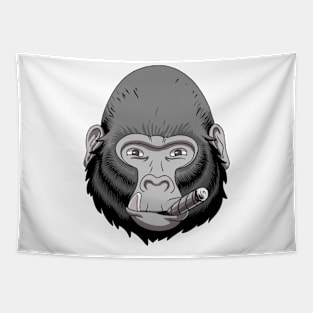 SMILING GORILLA Tapestry