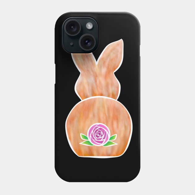 Rose Bunny Hop Phone Case by ViolaVixi