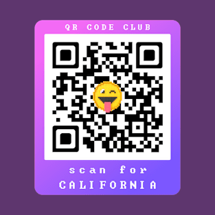 Scan for California, Qr Code Funny Memes -15 T-Shirt