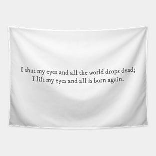 The Bell Jar quote Tapestry