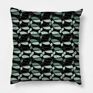 Colorful Random Shapes Seamless Pattern Pillow
