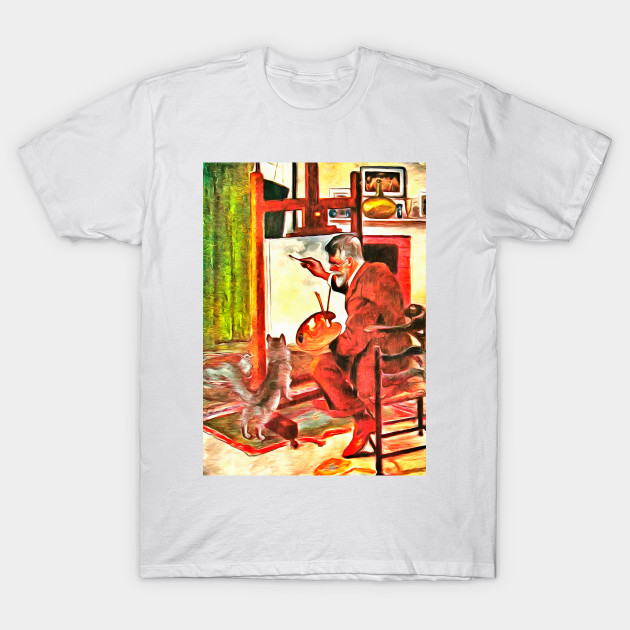 4 Retro Cat Artwork Cat T Shirt Teepublic