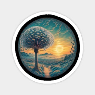 Dandelion Vintage Since Established Minimalist Magnet