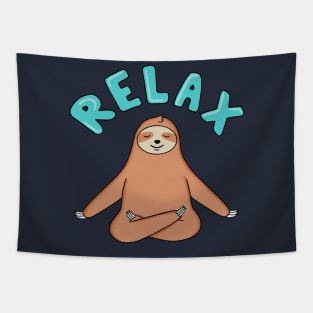 Sloth Relax Yoga Tapestry